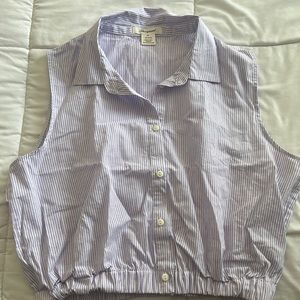 Cropped Button Up
